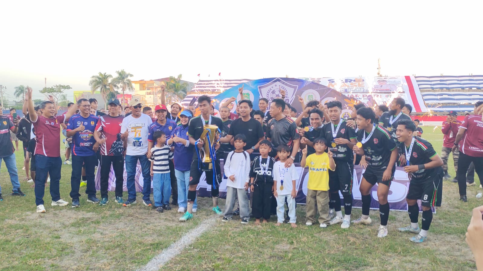 Tumbangkan Kilau 99 FC 2-0, Amanah RD99 FC Rengkuh Trofi Juara Sidrap Cup 2026