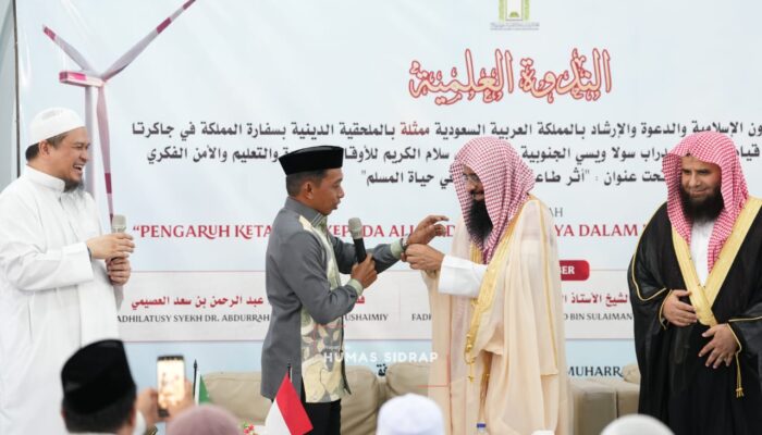 Bupati Syaharuddin Sampaikan Pidato Bahasa Arab di Hadapan Atase Agama Kedubes Arab Saudi