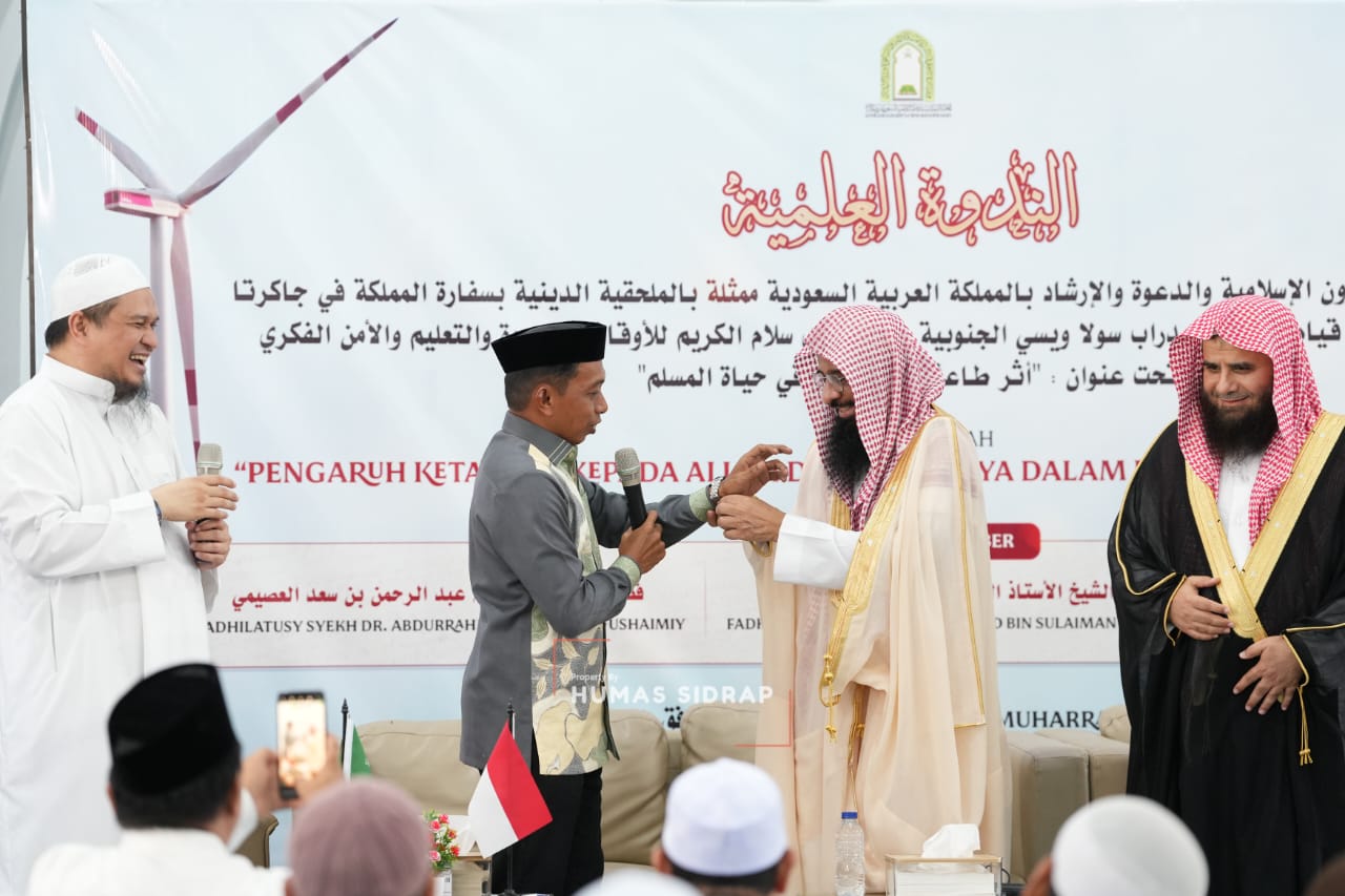 Bupati Syaharuddin Sampaikan Pidato Bahasa Arab di Hadapan Atase Agama Kedubes Arab Saudi