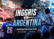 Inggris vs Argentina, Semifinal Membara demi Perebutkan Tiket Final Lawan Spanyol