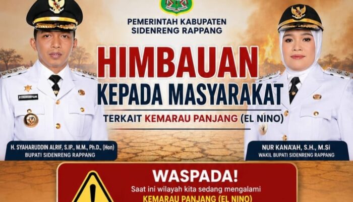 Hadapi El Nino, Bupati Sidrap Ingatkan Waspada Kebakaran dan Krisis Air