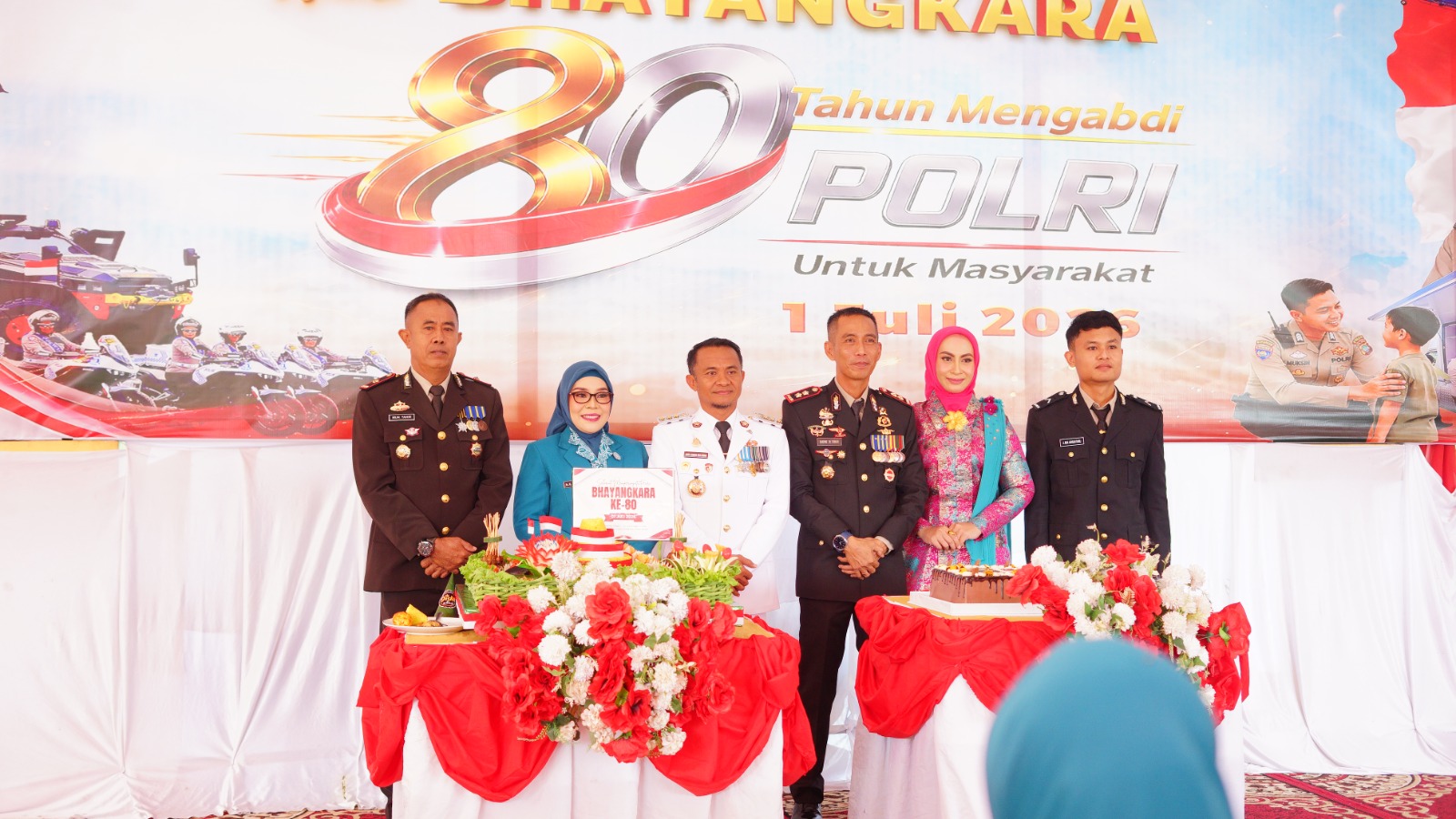 Hadiri Syukuran Hari Bhayangkara Ke-80, Bupati Bone Puji Kontribusi Kepolisian