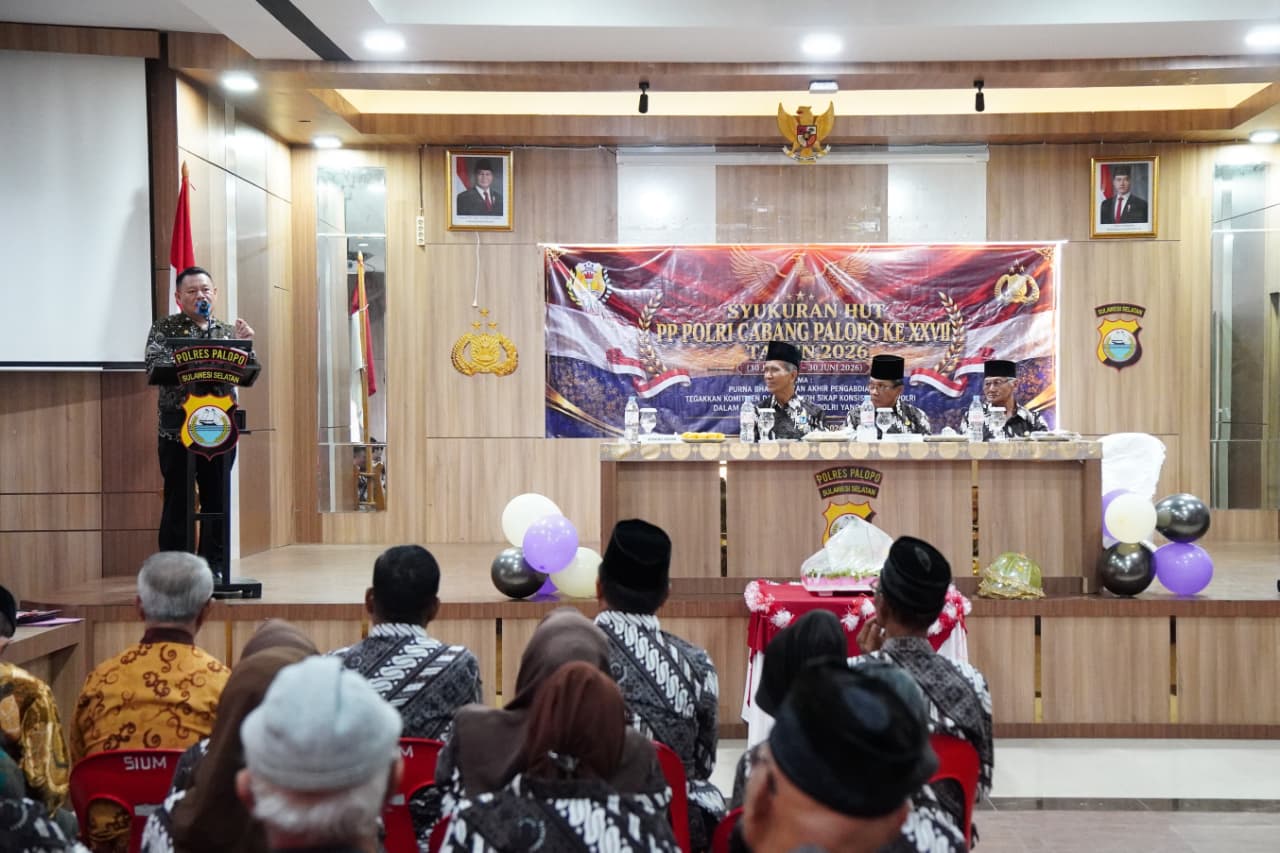 Peringati HUT ke-27 PP Polri Palopo, Taufik Gurrahman: Purna Bakti Bukan Akhir Pengabdian