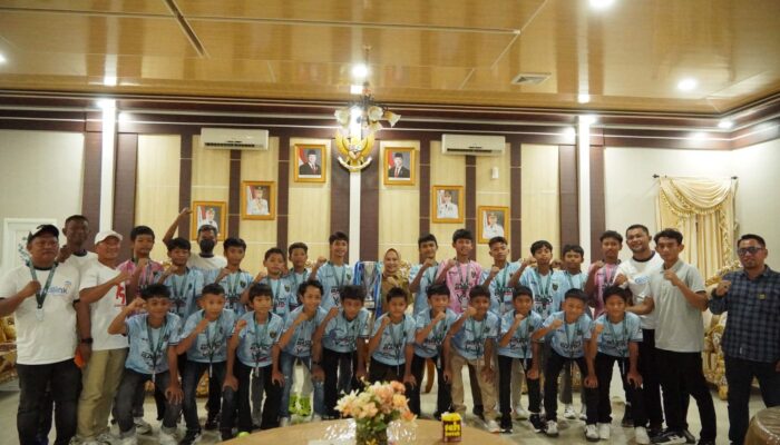 Melaju ke Piala Soeratin Nasional, Gaspa U-13 Sambangi Rujab Wali Kota Palopo