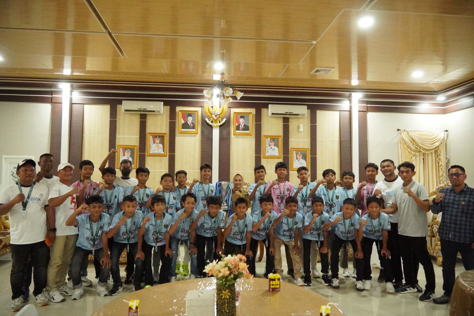 Melaju ke Piala Soeratin Nasional, Gaspa U-13 Sambangi Rujab Wali Kota Palopo