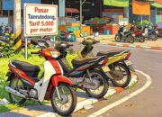 Parkir Motor Rp5.000 di Pasar Tanrutedong Dikeluhkan