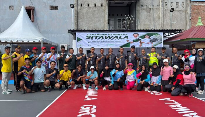 Semarakkan HUT Bhayangkara ke-80, Polres Bone Gelar Turnamen Pickleball