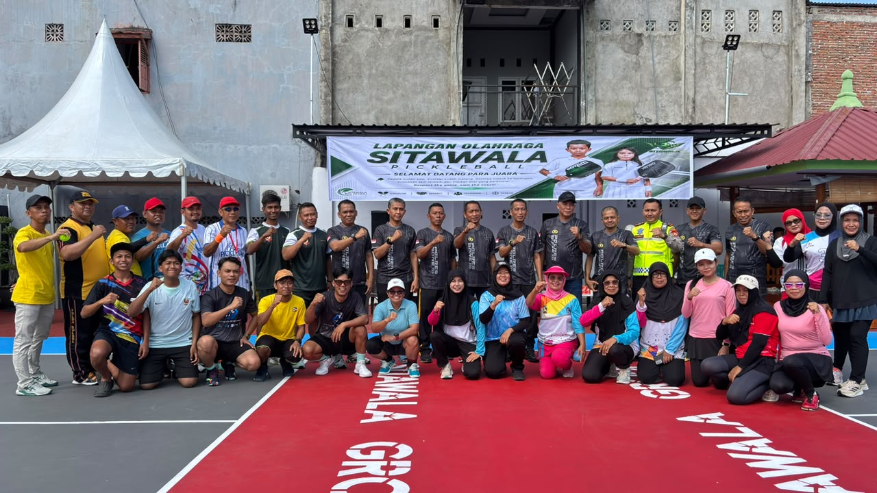 Semarakkan HUT Bhayangkara ke-80, Polres Bone Gelar Turnamen Pickleball