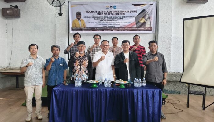 Wabup Bone Dorong Pelestarian Budaya Bugis Lewat Sekolah Kebangsaan LPPM UNM