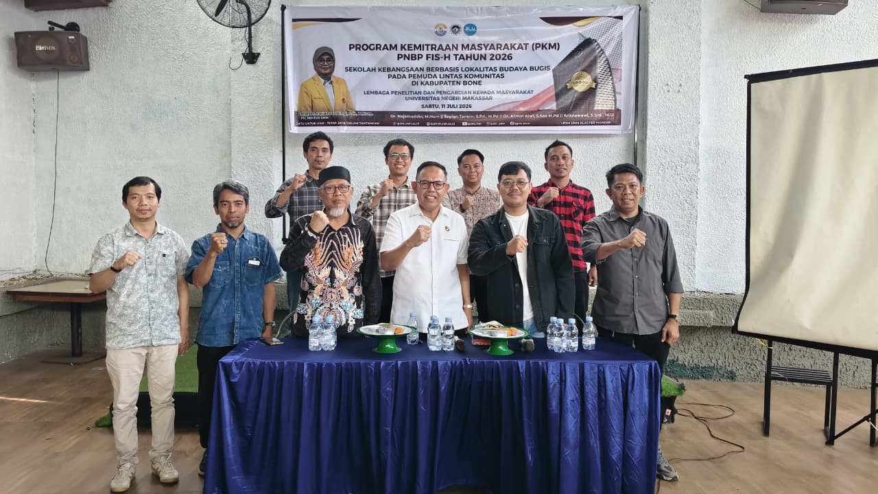 Wabup Bone Dorong Pelestarian Budaya Bugis Lewat Sekolah Kebangsaan LPPM UNM