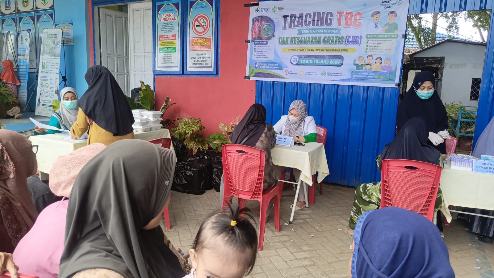 Puskesmas Biru Gelar Cek Kesehatan Gratis