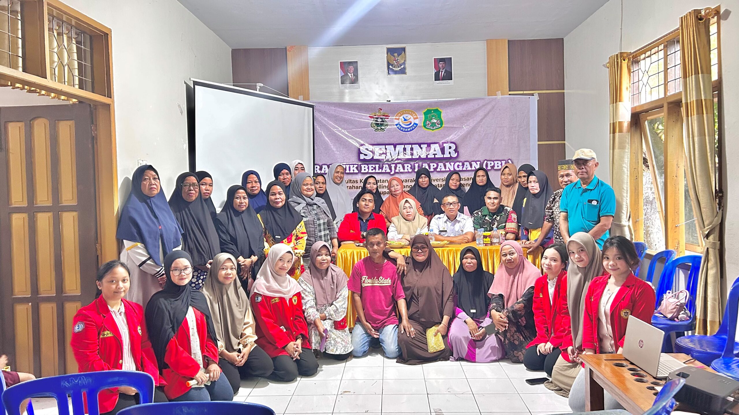 Mahasiswa PBL FKM UNHAS Gelar Seminar Akhir di Kelurahan Majjelling Wattang Sidrap