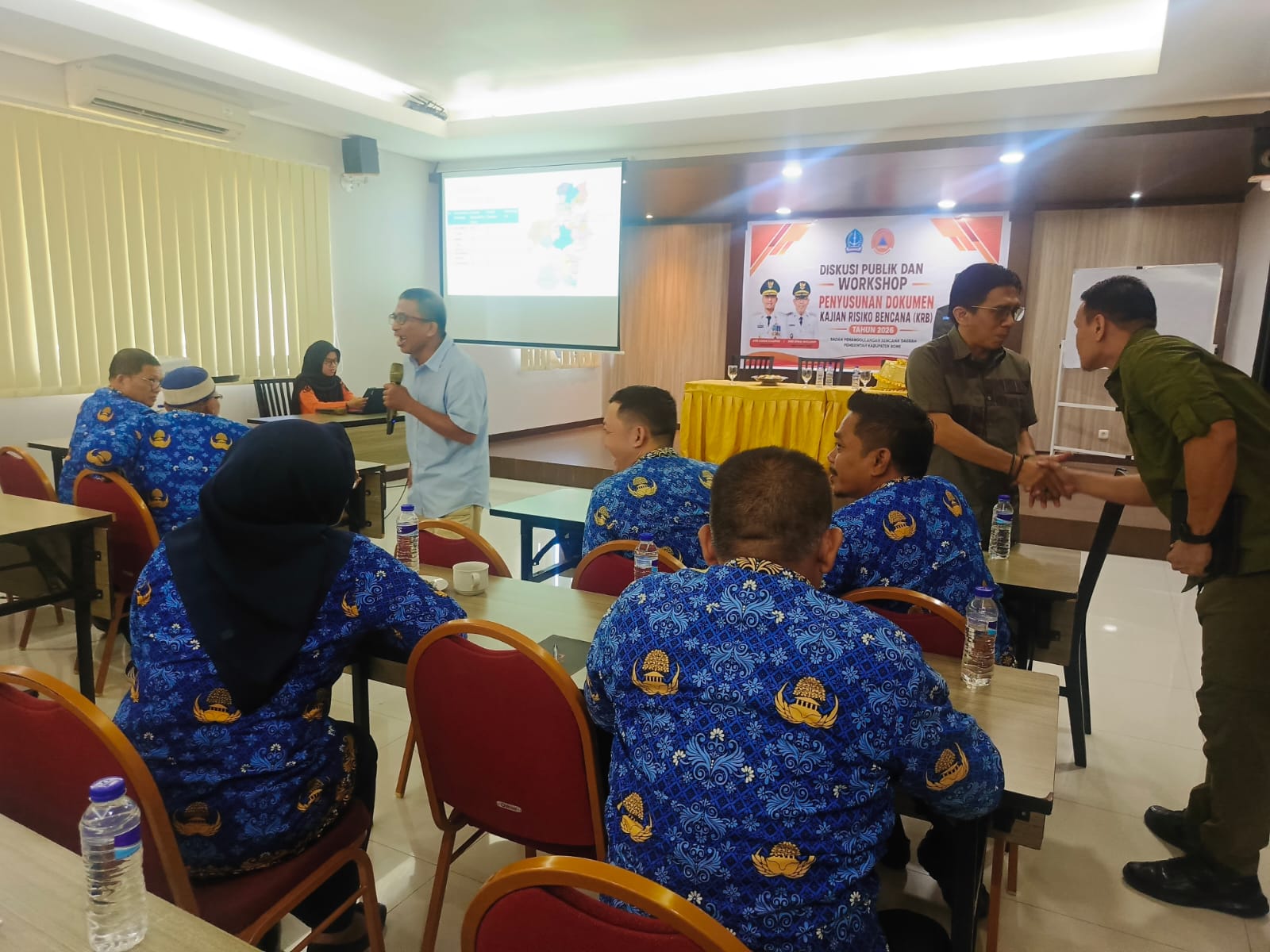 Libatkan Seluruh Kecamatan ,BPBD Bone Godok Dokumen Induk Penanggulangan Bencana