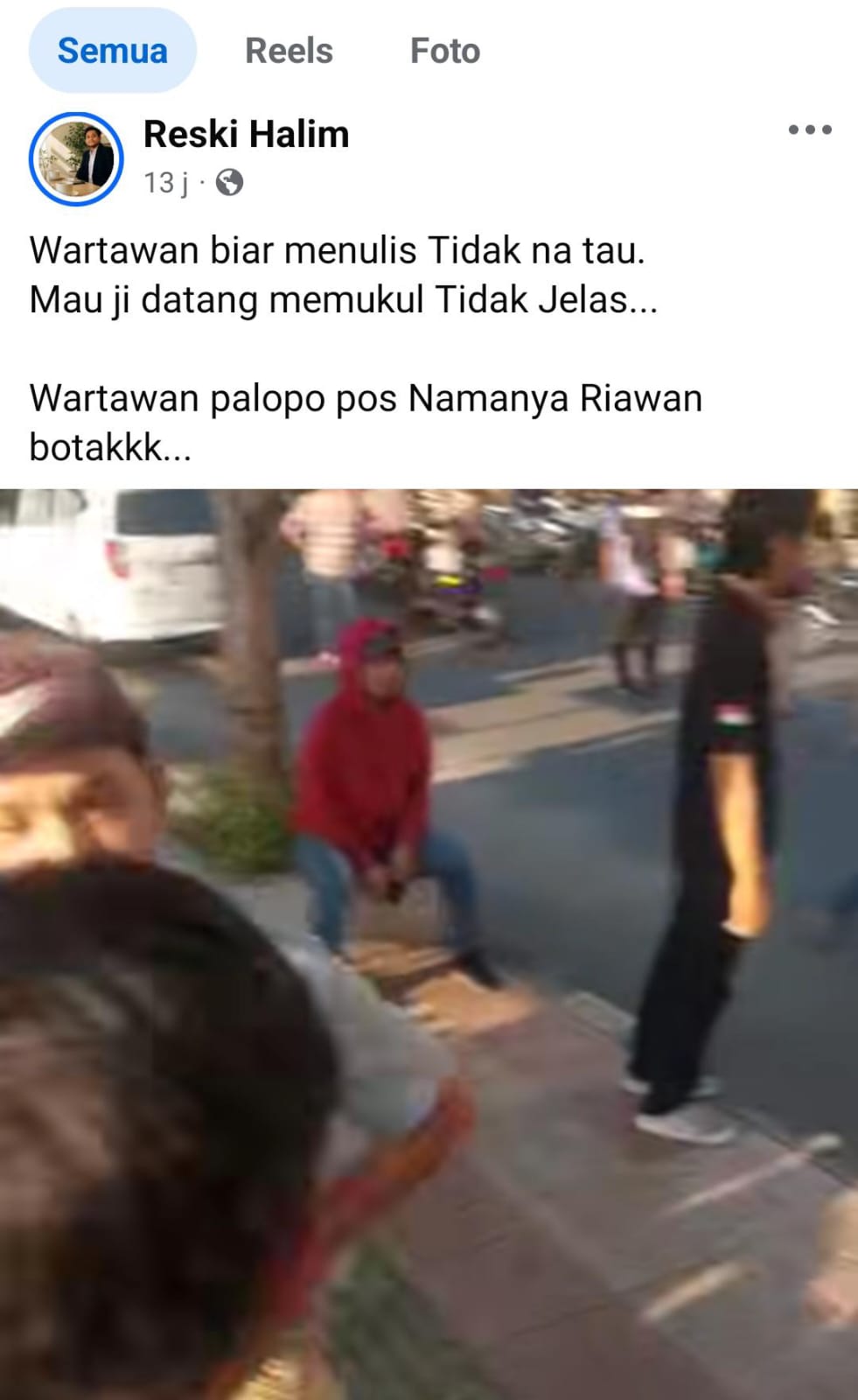 Aktivis di Palopo Diduga Maki Wartawan Saat Demo, Video Insiden Diunggah ke Facebook