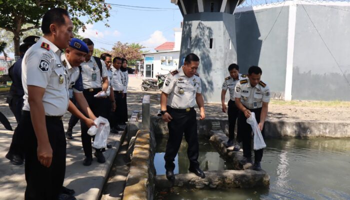 Rutan Kelas IIB Sidrap Sulap Sarana Asimilasi Jadi Kolam Budi Daya Ikan Nila