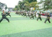 Bentuk Karakter Tangguh, Prajurit Kodim 1403/Palopo Digembleng Latihan Silat Taktis