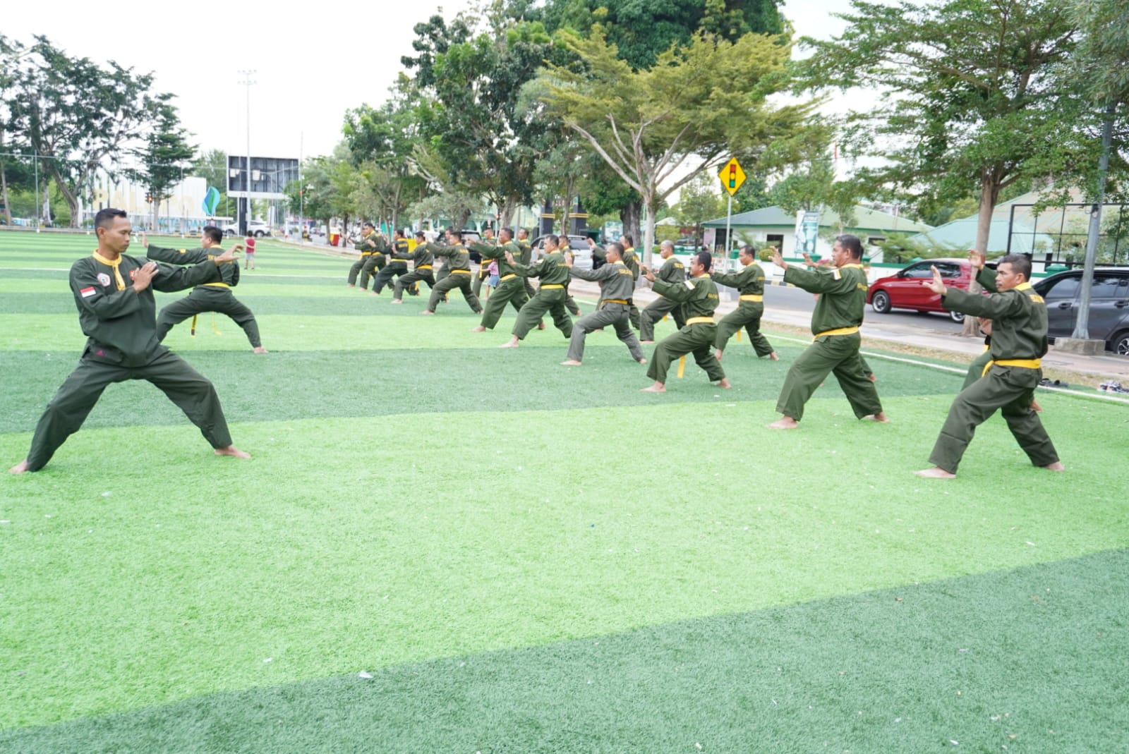 Bentuk Karakter Tangguh, Prajurit Kodim 1403/Palopo Digembleng Latihan Silat Taktis