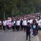 Naili Trisal Meriahkan Jalan Sehat Anti Mager di Toraja Utara