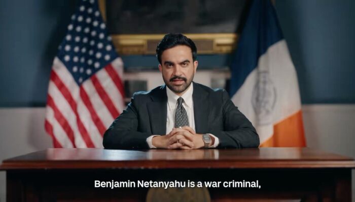 Zohran Mamdani Sebut Netanyahu Penjahat Perang