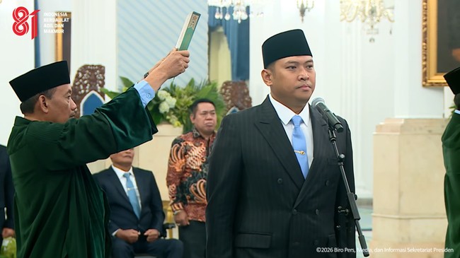 Sudaryono Dilantik Prabowo Jadi Kepala BGN