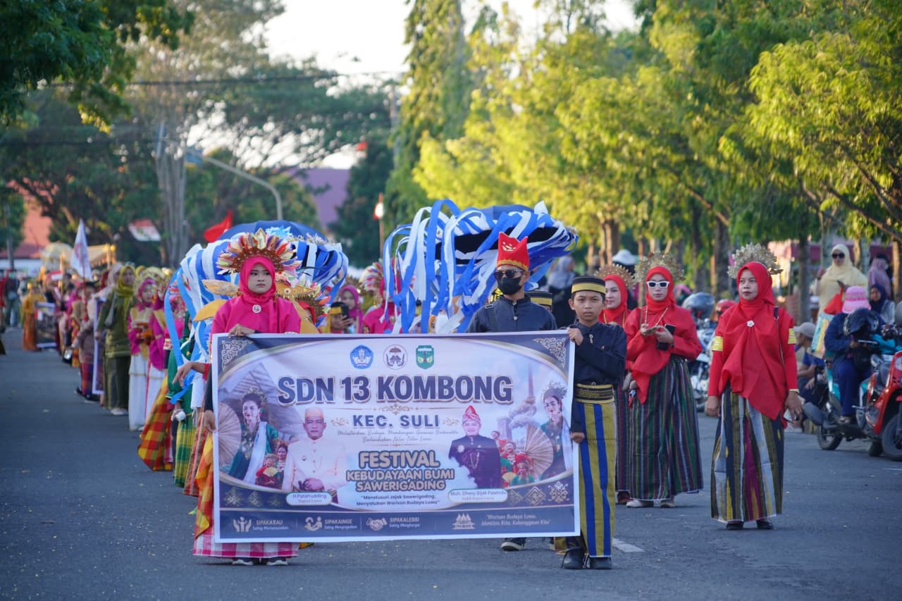 40 SD Meriahkan Karnaval Budaya Bumi Sawerigading