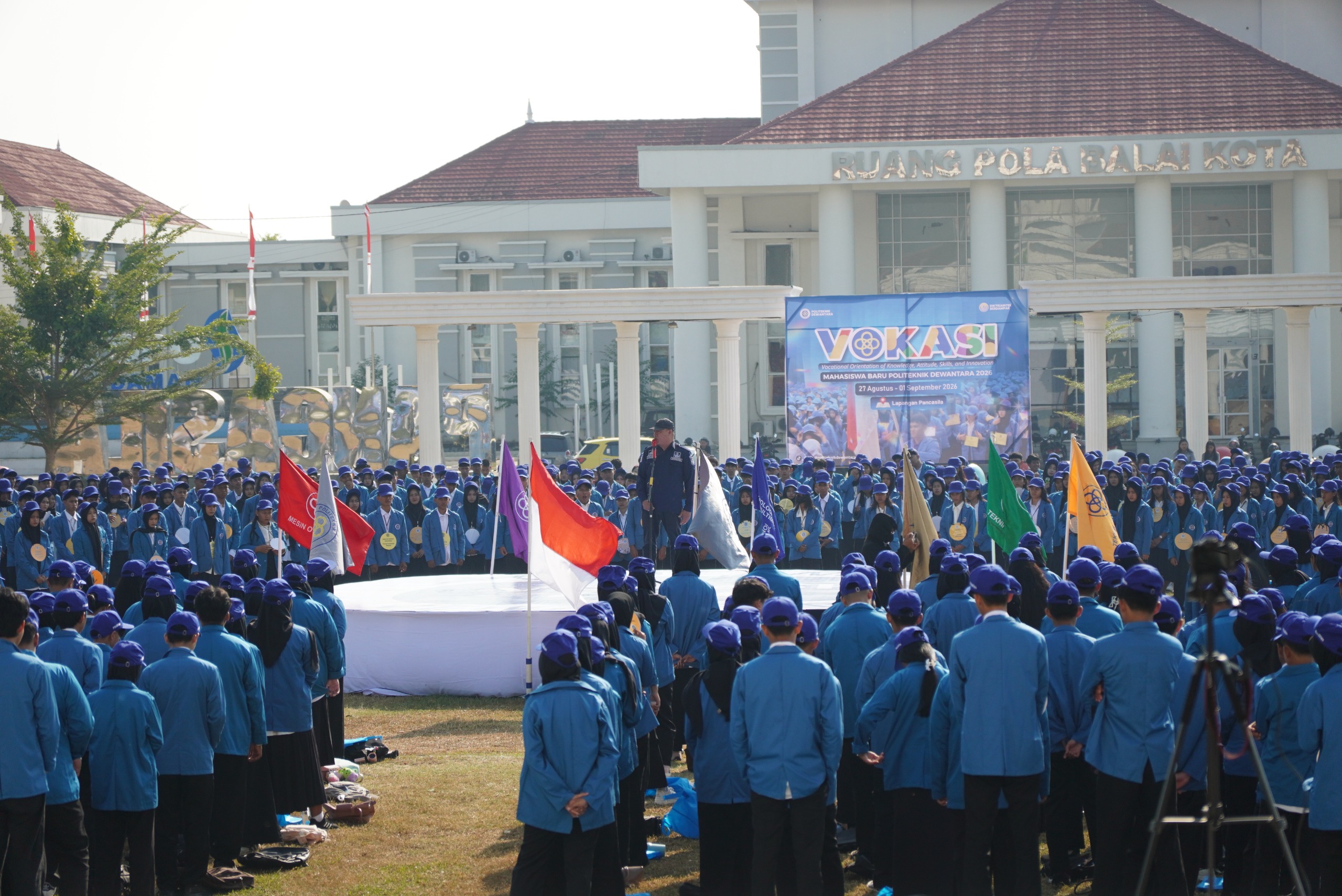 1.808 Mahasiswa Baru Politeknik Dewantara Dilantik, Naik 70 Persen