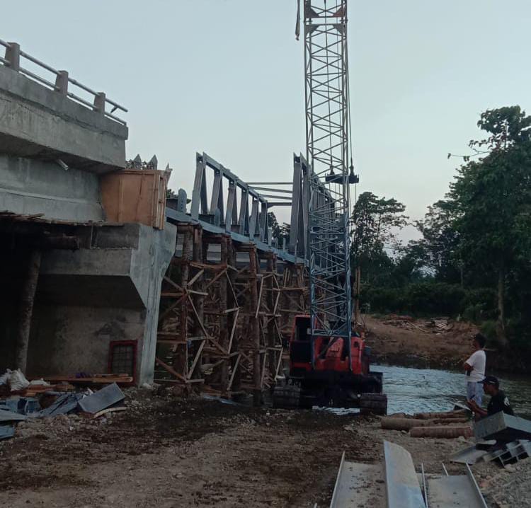Jembatan Salu Jambu Rampung, Janji Gubernur Terwujud