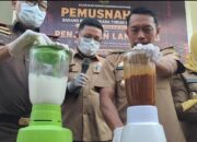 Kejari Sidrap Musnahkan Barang Bukti dari 31 Perkara