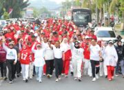 Ribuan Warga Meriahkan Roadshow HUT ke-81 RI di Watampone