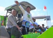 Bupati Sidrap Panen Perdana Pertanian Modern di Majjeling Wattang