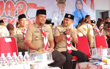 Gubernur Sulsel Pimpin Upacara Hari Pramuka di Bone, Penguatan Karakter Jadi Sorotan