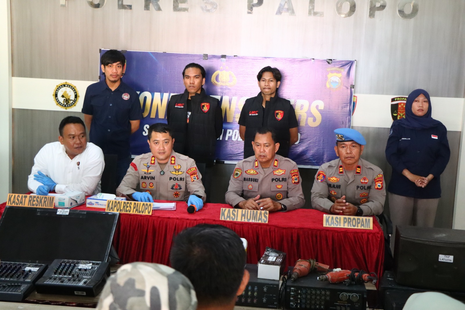 Pencuri Elektronik Masjid di 12 Lokasi Ditangkap Polres Palopo