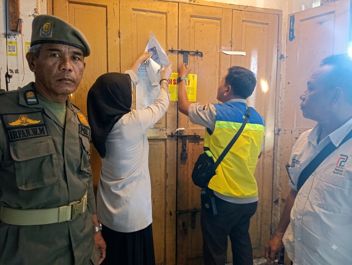 Tunggakan Sewa Capai Rp598,7 Juta, Perumda Pasar Makassar Segel Kios di Niaga Daya