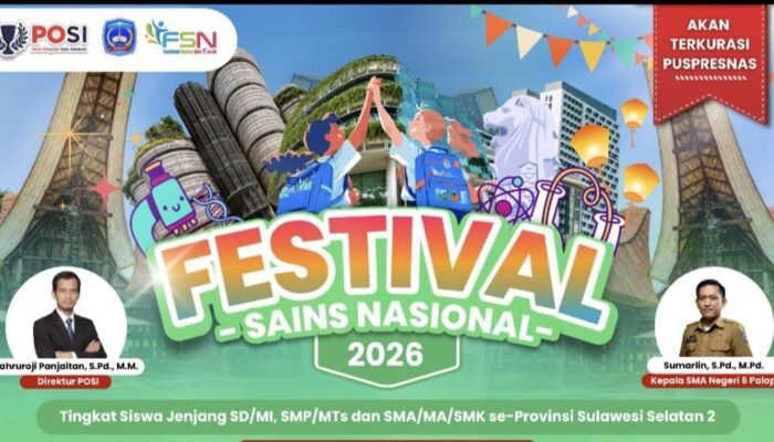 SMAN 6 Palopo Tuan Rumah Festival Sains Nasional 2026