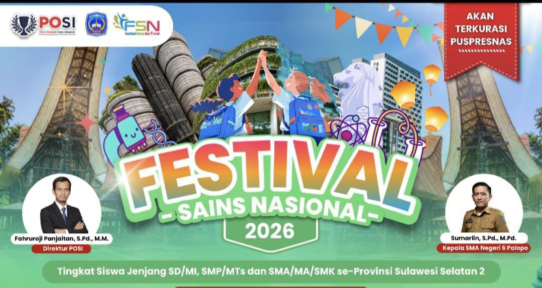 SMAN 6 Palopo Tuan Rumah Festival Sains Nasional 2026