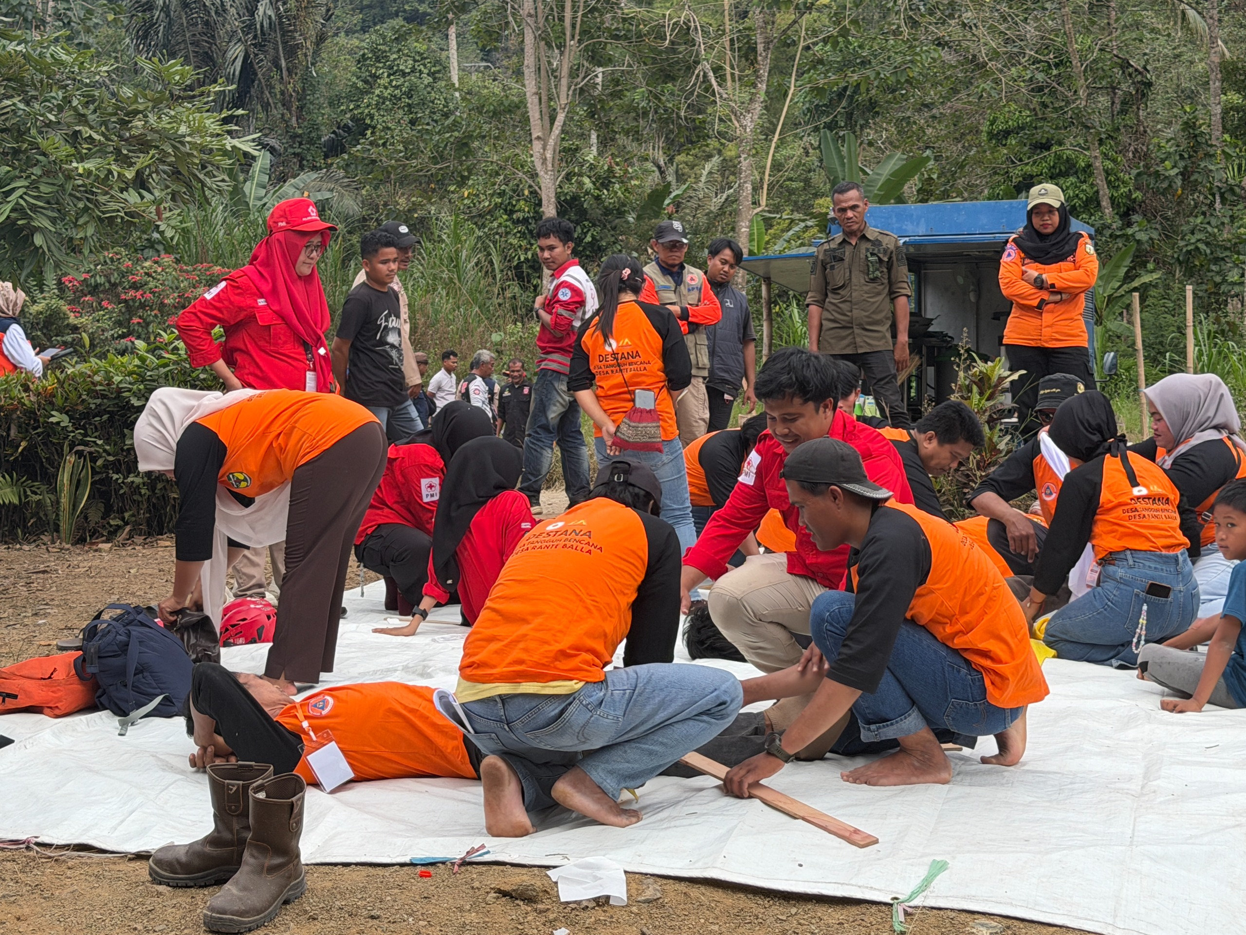 Perkuat Desa Tangguh Bencana, MDA Gelar Simulasi Dapur Umum