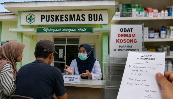 Puskesmas Bua Kehabisan Obat Demam, Keluarga Pasien Diminta Cari Obat di Luar