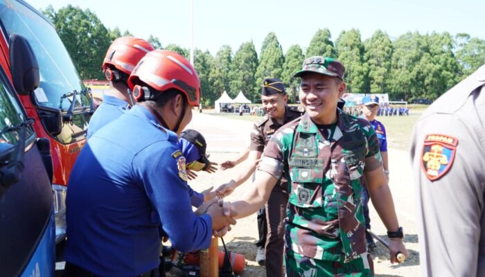 Dandim 1403/Palopo Hadiri Apel Kesiapsiagaan Karhutla di Luwu Timur