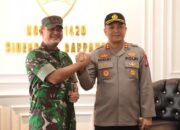 Perkuat Sinergi TNI-Polri, Kapolres Sidrap Kunjungi Makodim 1420
