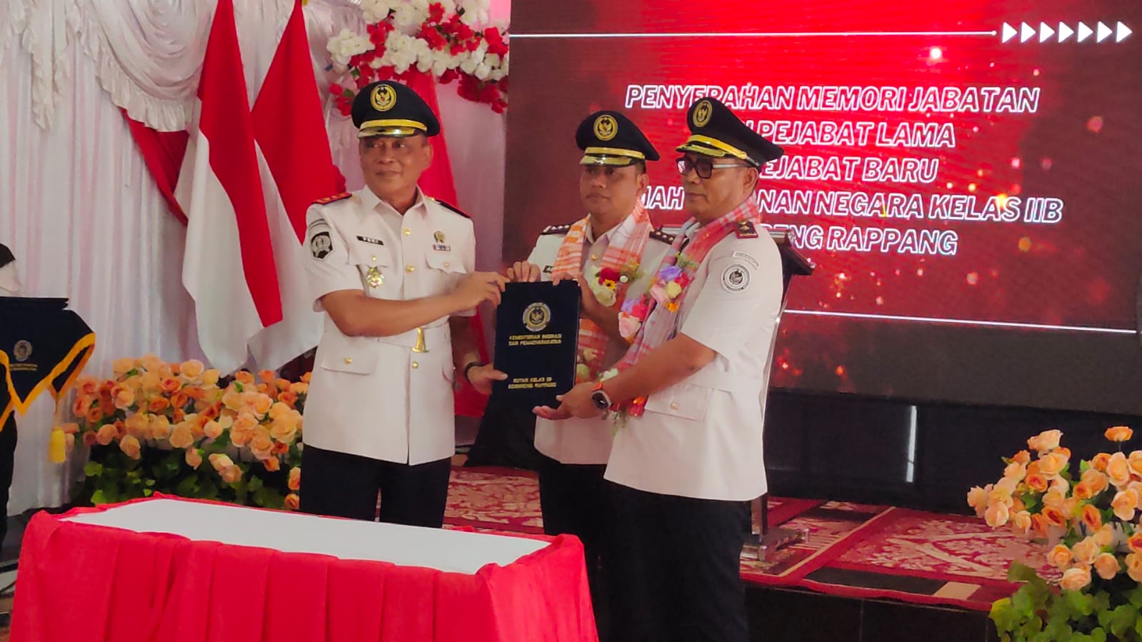 Rutan Kelas IIB Sidrap Gelar Serah Terima Jabatan
