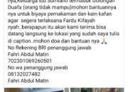 Viral Permintaan Donasi Kematian di Facebook, Camat Maritengngae: Alamat Fiktif