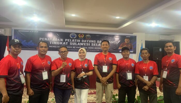 PODSI Bone Utus Delapan Personel Ikuti Penataran Pelatih dan Wasit di Makassar