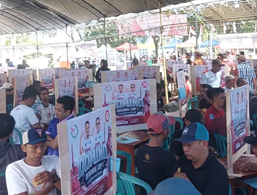 1.400 Pasangan Ramaikan Domino Beramal Cup I di Lapangan Merdeka Watampone