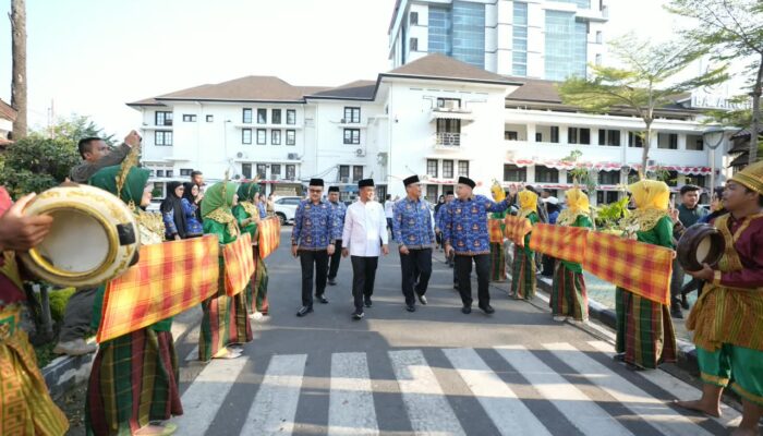 1.157 Peserta Meriahkan Defile MTQ KORPRI Nasional di Makassar