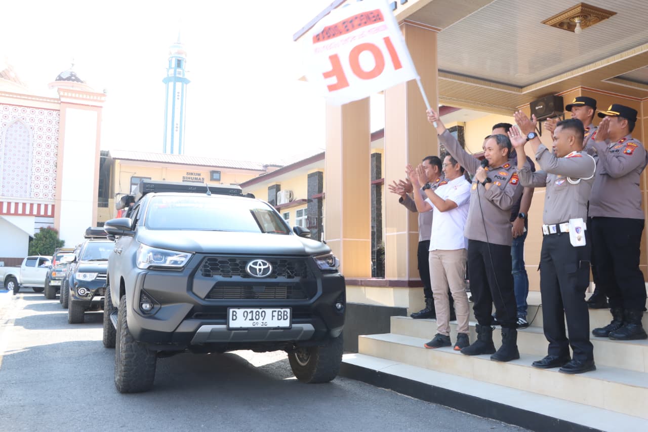 Kapolres Sidrap Lepas 28 Peserta Bhayangkara Off Road Merdeka 2026