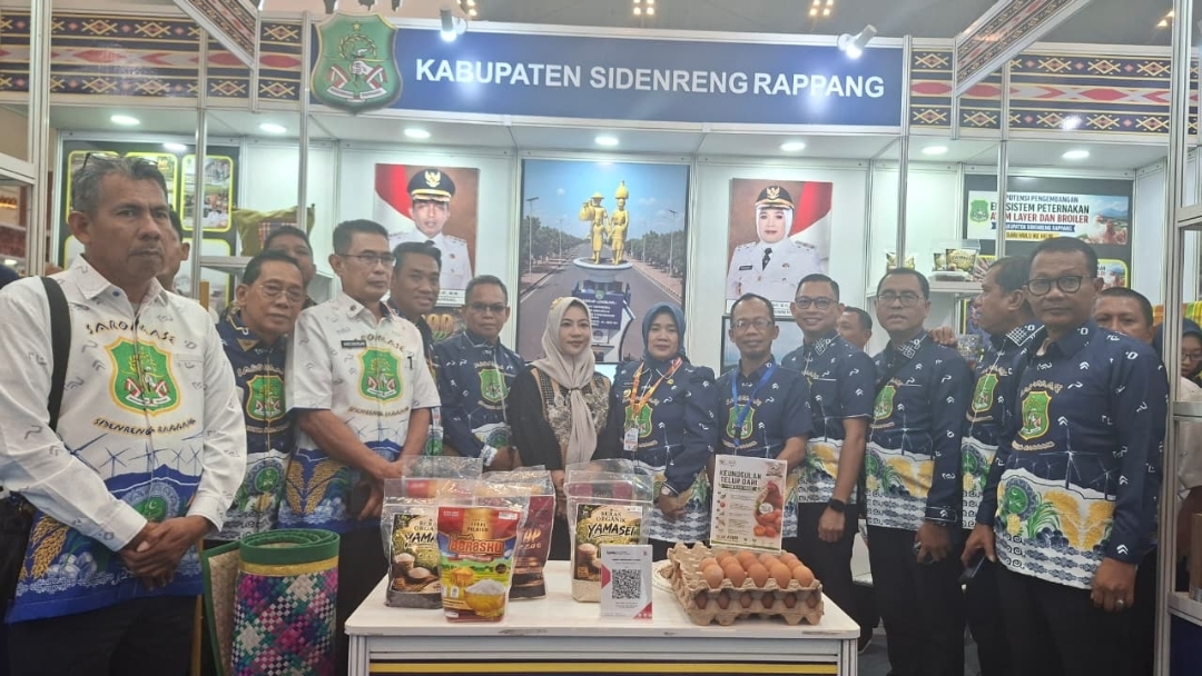 Aktivitas Pertanian Sidrap Tampil di APKASI Expo 2026, Tarik Perhatian Pengunjung