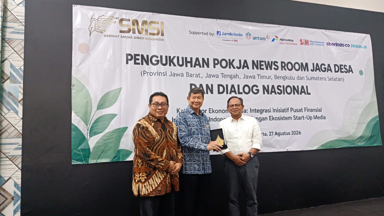Hashim Apresiasi Pokja Jaga Desa SMSI