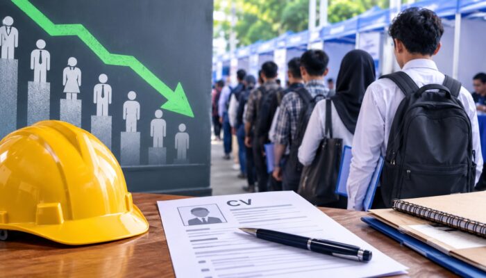 BPS: Pengangguran Sulsel Turun, Tapi Pekerja Penuh Ikut Menyusut