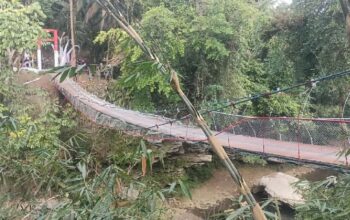 Baru Diresmikan, Jembatan Pongpet Anjlok Saat Dilintasi Bupati Pangandaran dan Puluhan Warga Baru Diresmikan, Jembatan Pongpet Anjlok Saat Dilintasi Bupati Pangandaran dan Puluhan Warga