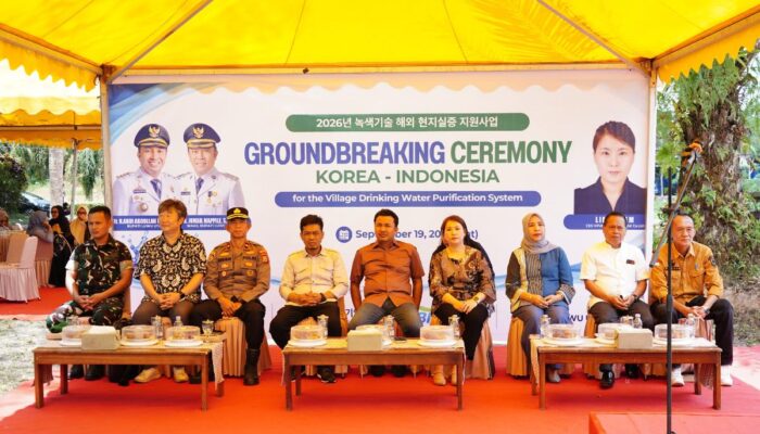 Teknologi Air Bersih Korea Masuk Luwu Utara